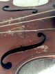 Estate Antique Violin Viola In Case Dated 1841 String photo 8