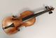 Handsome Attic Find Estate Antique 19c Violin In Fitted Case For Restoration String photo 2