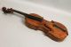 Handsome Attic Find Estate Antique 19c Violin In Fitted Case For Restoration String photo 5