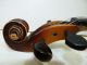 Vintage Full Size 4/4 Scale Czechoslovakia Stradivarius Copy Violin W/case & Bow String photo 8