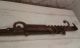 Antique 1800s Large French Scrollwork Blacksmith Made Iron Hanging Trammel Hooks & Brackets photo 8
