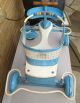 Rare Vtg 1950 ' S Taylor Tot Blue & White Baby Stroller Walker - Blue Fenders Baby Carriages & Buggies photo 2