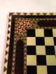 Vintage Handmade Wood Inlay Chess Board / Folding Boxes photo 6