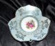 Two Antique Tea Cup And Leaf Shaped Saucer - Victorian Couple Cups & Saucers photo 3