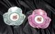 Two Antique Tea Cup And Leaf Shaped Saucer - Victorian Couple Cups & Saucers photo 5