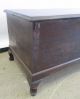 Antique 1890 - 1910 Cedar Wood Lined Blanket Chest Cabinet Mahogany Trunk Carved 1800-1899 photo 1