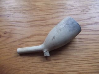 A Clay Pipe With Makers Mark 18th/19th Century A River Thames Find. photo