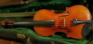 Old Violin Stefano Scarampella 1902 photo