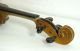 Impressive Old Antique Germany Violin.  Professional Level 4/4 Violin To Restore. String photo 6