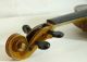 Impressive Old Antique Germany Violin.  Professional Level 4/4 Violin To Restore. String photo 7