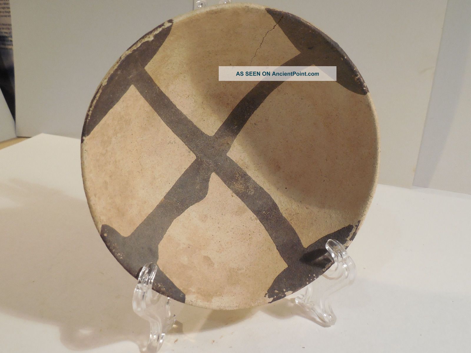 Chancay Bowl Display Pre - Columbian Archaic Ancient Artifact Chimu Inca Mayan Nr The Americas photo