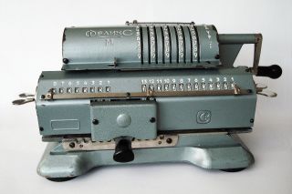 Mechanical Calculator Felix - M - Arithmometer - Vintage Adding Machine - Soviet photo