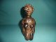 Vintage 1950 ' S Yoruba Africa Benin Carved Wood Tribal Woman Figure Statue Sculptures & Statues photo 1