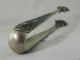 Vintage Solid Silver Sugar Tong Hallmarked ' Klingert ' Enameled 28 Grams Other Asian Antiques photo 10