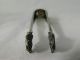 Vintage Solid Silver Sugar Tong Hallmarked ' Klingert ' Enameled 28 Grams Other Asian Antiques photo 4