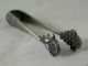 Vintage Solid Silver Sugar Tong Hallmarked ' Klingert ' Enameled 28 Grams Other Asian Antiques photo 8
