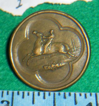 Lg.  Antique Equestrian Horse Rider Jumping,  On A,  1 