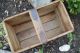 Small Vintage Style Mustard & Chicory Trug Wooden Crate Box Hull England C21 Boxes photo 1