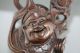Fantastic Chinese Huanghuali Wood Carving Of Mythical Warrior Circa 1930s Statues photo 1