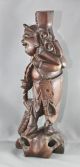 Fantastic Chinese Huanghuali Wood Carving Of Mythical Warrior Circa 1930s Statues photo 7