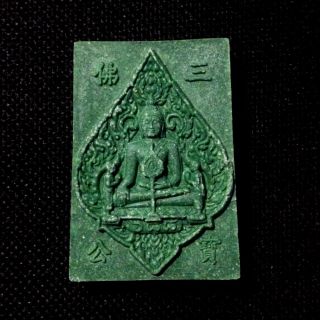 Thai Amulets Buddha Phra Lp Toh Pendant Magic Protect Lucky Rich A145 photo