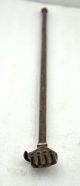 1850s Indian Antique Hand Crafted Engraved Iron Back Scratching Stick Rare India photo 2