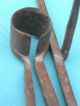 Antq Fancy Miners Candlestick With Acorn Inside Handle Area 11 5/16 
