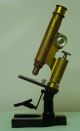 Antique B&l Black And Brass Microscope Microscopes & Lab Equipment photo 1
