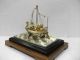 Silver (phoenix) The Japanese Treasure Ship.  300g/ 10.  58oz.  Japanese Antique. Other Antique Sterling Silver photo 4