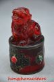 Rare Chinese Amber Handmade Statue - - Beast. Other Antique Chinese Statues photo 1