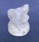 Crystal Glass Ancient Glass Bead Rare Animal Amulet Pendant 140x160 Mm. Other Antiquities photo 1
