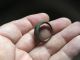 Rare English Bronze Roman Ring With Intaglio Roman photo 3