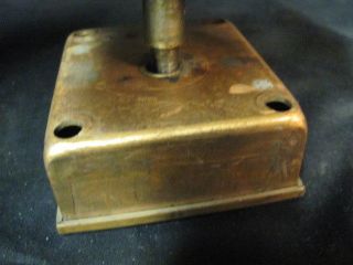 Antique Mosler Safe Combination Old Brass Dial Lock Safe Combo B103 - D Parts photo