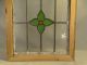 Antique Heart Holly Leaded Stained Glass Victorian Architectural Salvage Window 1900-1940 photo 2
