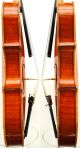 Antique Markneukirchen Violin / Heinrich Heberlein Jr.  1923 - String photo 10