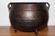 18th To Early 19th Century 6 Qt.  Bulge Pot Gypsy Kettle 3 - Leg Cast Iron Antique Other Antique Home & Hearth photo 2