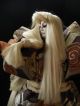 Showa Period Real Vintage Japanese Kabuki Doll / Leo Kagami Jishi Dolls photo 5