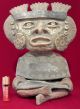 Large Teotihuacan Clay Terra Cotta Figure Pottery Pre Columbian Artifact The Americas photo 10