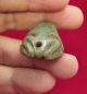 Carved Jade Frog Pendant Green Stone Antique Pre Columbian Artifact Costa Rica The Americas photo 2