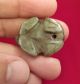 Carved Jade Frog Pendant Green Stone Antique Pre Columbian Artifact Costa Rica The Americas photo 5