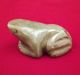 Carved Jade Frog Pendant Green Stone Antique Pre Columbian Artifact Costa Rica The Americas photo 6
