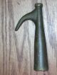 Antique Usn American Civil War Naval Navy Brass Cargo Boat Hook Tool Ship Sailor Other Maritime Antiques photo 1