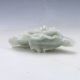 Chinese Natural Dushan Jade Hand - Carved Cabbage Statue Other Antique Chinese Statues photo 6
