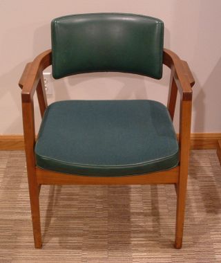 Mid - Century Gunlocke Chair Vintage Chair From The 60 ' S Green photo