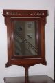 Antique Gentleman ' S Shaving Floor Stand Vanity Mirror Victorian W/ Drawer 1800-1899 photo 1