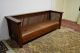 Mission Arts And Crafts Stickley Style Solid Oak Spindle Sofa Couch Post-1950 photo 9