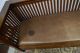 Mission Arts And Crafts Stickley Style Solid Oak Spindle Sofa Couch Post-1950 photo 2