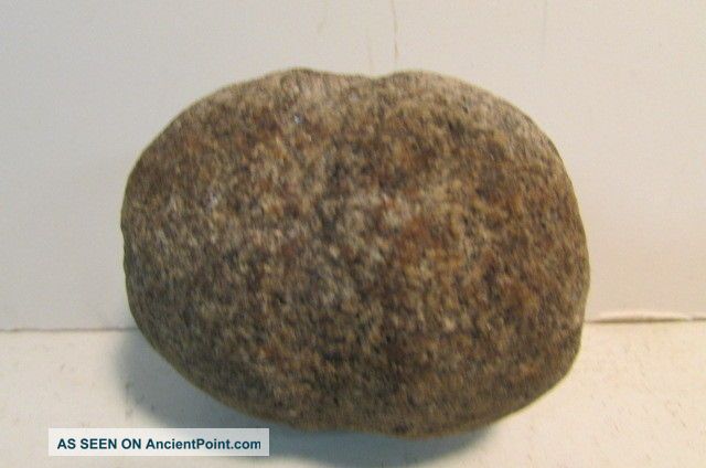 Authentic Indian Artifact Stone Mull Hammer Rock Groove Native American Native American photo