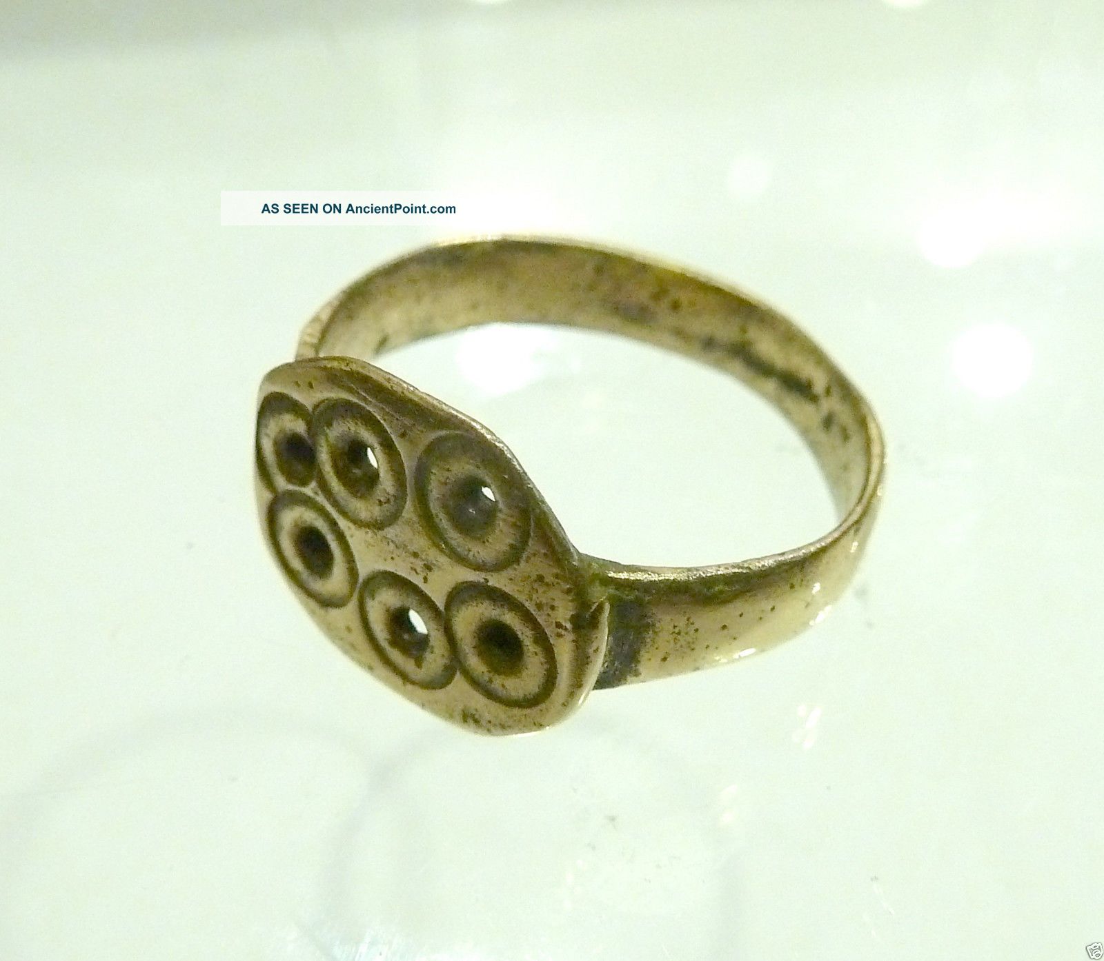 Medieval Bronze Polished Ring (b625) Other Antiquities photo