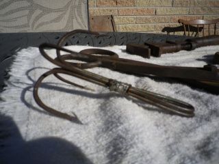 Antique Early 4 Prong Twisted Wire Fish Grappling Hook 5.  5 